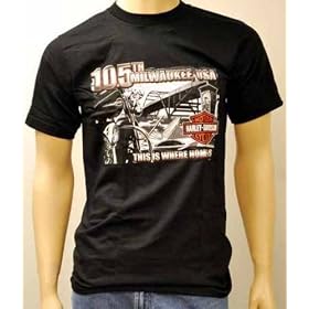 House of Harley-Davidson® Men's Short Sleeve Tee Shirt-LIMITED EDITION. 105th Anniversary from House of Harley-Davidson®, Milwaukee. 