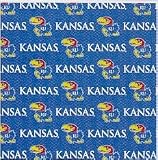 Kansas KU Jayhawks NCAA Fabric Shower Curtain (72"x72")