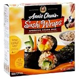 Annie Chuns Sprouted Brown Sushi Wraps, 7.0 Ounce Packages 51c8OIfi6lL. SL160 Annie Chuns Sprouted Brown Sushi Wraps, 7.0 Ounce Packages
