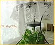 Elegant Hand Embroidery/Cutwork Table Cloth 33"x33"