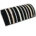 FindingKing Black Velvet Half Moon Bracelet Showcase Display Stand