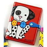Romero Britto Passport Cover - Dalmatian Passport Cover - Red