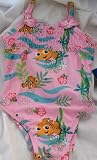 Disney Finding Nemo Girl Size 18 Months Swim Suit, Great for Costume