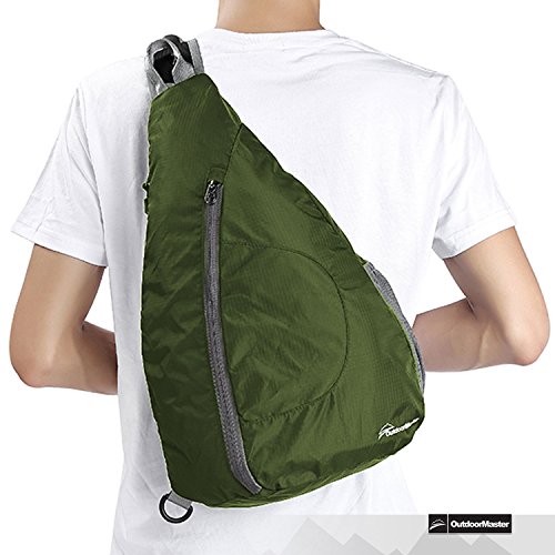 OutdoorMaster Packable Sling Bag Lightweight Backpack with AntiTheft