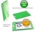 Oregon Lamination Hot Laminating Pouches Luggage Tag (pack of 100) 10 mil 2-1/2 x 4-1/4 Green/Clear with Slot