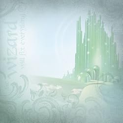 Wizard of Oz Scrapbooking Paper - NEW Emerald City