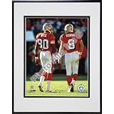 Photo File San Francisco 49ers Steve Young / Jerry Rice Framed Photo