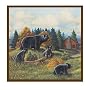 Black Bear Shower Curtain
