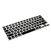 Skque Aluminum Black 13-Inch Laptop Keyboard Silicone Skin Cover for Apple Macbook Pro
