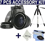 7 Pcs Kit for NIKON D90 18-55MM CANON 500D 550D 18-55MM(with the Ring), Inc ....
