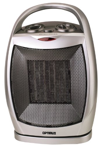 Optimus H-7247 Portable Oscillating Ceramic Heater with Thermostat