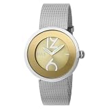 ELLETIME Womens EL20010B03C Steel Gold Dial Watch