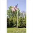 Flag Poles 17' White Flag Pole