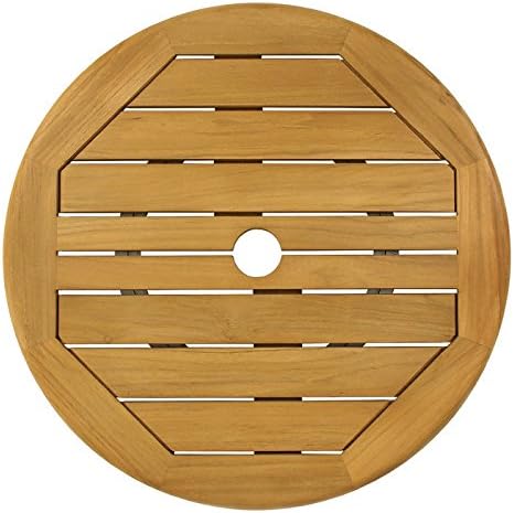 Teak Wood Lazy Susan - 21" Diameter