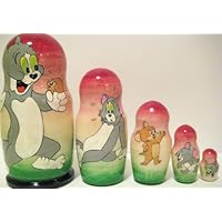 Tom and Jerry 5cp / 3.5-4 in Russian Nesting doll * 4.146