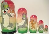 Tom and Jerry 5cp / 3.5-4 in Russian Nesting doll * 4.146