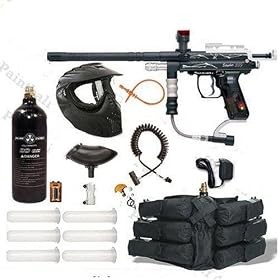 Paintball Kingman Spyder Avant E99 ELECTRONIC ACS Marker GOLD Set