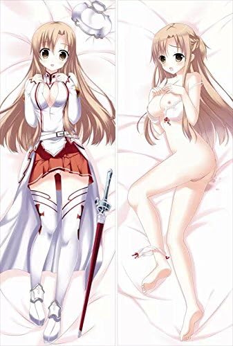 Japanese Anime a Wide Variety of [Sword Art Online] Characters Microfiber Hugging Body Pillow Case[double-side, 59.06"x19.69"] (34)