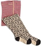 Jefferies Socks Girls 2-6X Leopard Tights, Khaki, 8-10 Years