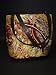 Silk Clam Bag Michoacan Lacquers in Burgundy