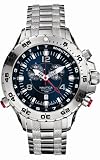 Nautica A36501G Gents Swiss Movement Silver Bracelet Watch With Sunray Blue Dial