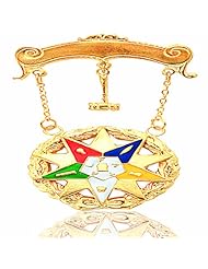 Masonic 10K Yellow Gold Brooches
