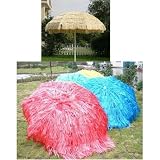 Raffia Hawaii/Hawaiian Grass Garden Parasol Umbrella