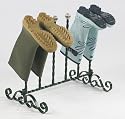 Green Kids Welly Rack