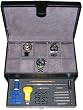Leather Watch Display Storage Box Chest Case For 10 Watches with Built-in Repair Band Link Sizing Toolkit