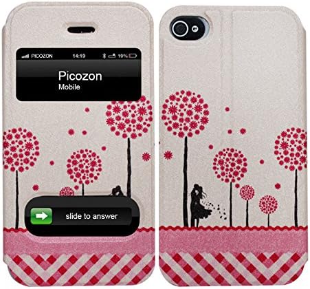 Stylish Premium Leather Flip Cover Folio Case for Apple iPhone 5/ 5G/ 5S - Style BIX