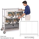 Metro 27-7/8 X 62-5/16 X 50-3/4 Open Starsys System Storage Cart - SXT51OMQESD