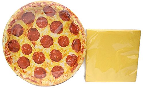 Pizza Party Bundle - Large Plates and Napkins
