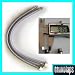 2 x 400mm Flexi Hose Pipe Tap Tails With 10mm Males For Monobloc Basin Or Kitchen Taps