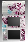 Butterfly Flowers Art Game Vinyl Decal Cover Skin Protector #55 for Nintendo DSi XL