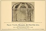 1905 Ad NY Mosaic Marble Joseph Bayan Charles M. Schwab Architecture M. Hebert - Original Print Ad