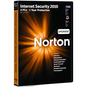 Norton Internet Security 2010 - 1 User 3 Computers Upgrade (PC CD)
