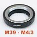 RainbowImaging Leica M39 39mm LTM Mount Lens to Micro 4/3 Four Thirds System Camera Mount Adapter, Olympus PEN E-P1, Panasonic Lumix DMC-GF1, GH1, G1