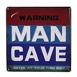 GREENHOUSE デザインブリキプレート MAN CAVE 3847-E