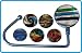 All Products : Murano Style Art Glass Purse Handbag Hook Hanger 6 Piece Assortment