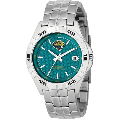 Fossil Men's NFL1114 NFL Jacksonville Jaguars Round Dial Watch