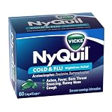 Vicks NyQuil Cold & Flu Relief LiquiCaps, 60-count Box