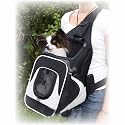 Dog Front Carrier Nylon 30×26×33 cm Black Grey