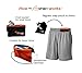 The RooSportPlus Magnetic Running Pouch - Magnetic Pocket to Hold Cell Phone, Wallet, Earphones - Securely Carry Essentials While Running - Magnetic Closure for Convenience - Pink, Large