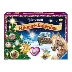 Ravensburger 11418 - Puzzleball Adventskalender Pferde