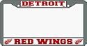 Detroit Red Wings Chrome Licence Plate Holder