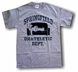 The Simpsons Homer Springfield UNATHLETIC Dept Logo Men's Shirt