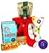 Walk This Way Dog Gift Basket Featuring the Christian Loubarkin Plush Shoe Dog Toy
