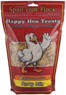 Happy Hen Treats 17013 2LB Mealworm/Corn Mix - Quantity 6