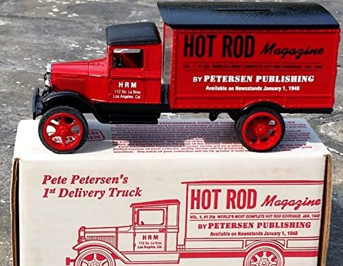 ERTL HOT ROD MAGAZINE PERFORMANCE PIONEERS #1 EASTWOOD AUTO RESTORATION 1931 Hawkeye Delivery Truck Bank in 1:34 Scale Diecast Metal
