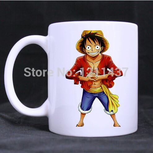 Grapefruit Custom one piece luffy cute Mug Water Cup Popular White Coffee Mugs